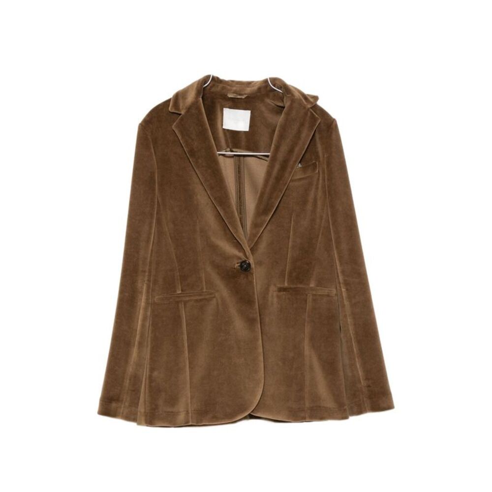 Circolo 1901 Women Velvet Single-Breasted Jacket
